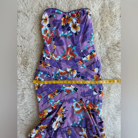 Chasing Unicorn Strapless hi-low dress - Picture 8 of 12